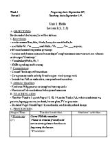 Giáo án Tiếng Anh Lớp 3 (Global success) - Tuần 2 - Năm học 2022-2023